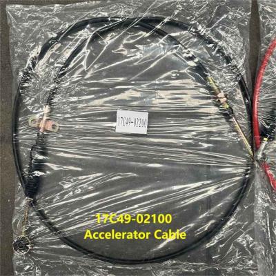 China 17C49-02100 17C49-02200 Accelerator Cable HIGER Bus Spare Parts KLQ6668 for sale