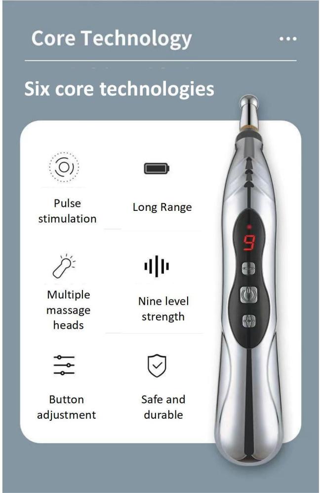 Electronic Meridian Pulse Health Treatment Pen