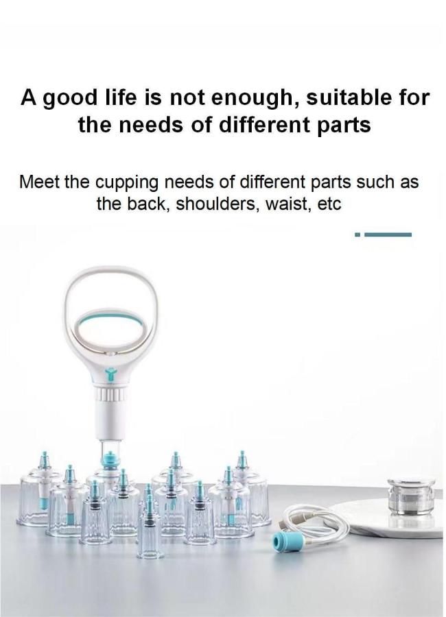 Moisture Absorption Vacuum Cupping Set for Beauty Salon
