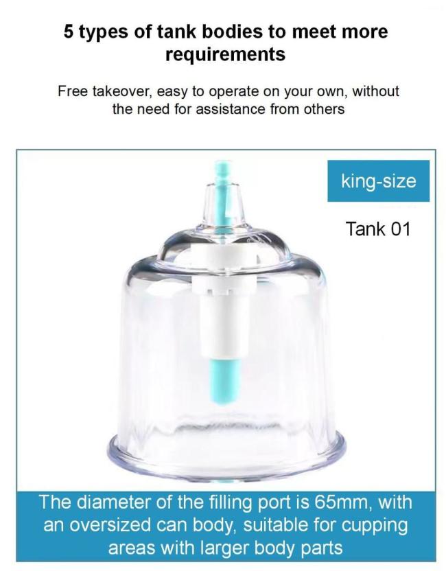 Moisture Absorption Vacuum Cupping Set for Beauty Salon