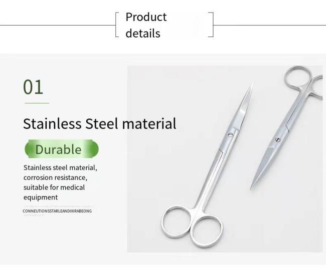 Disposable Stainless Steel Surgical Scissors