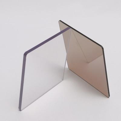 China Wear Resistant Unbreakable Coated Clear Transparent Polycarbonate Solid PC Sheet For Public Building for sale