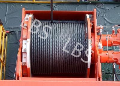 China LBS Groove Offshore Tower Crane Winch Drum Hydraulic Crane Winch for sale