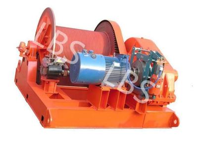 China 10 Ton Electric Winch Machine With LBS Groove Drum / Electric Crane Winch for sale