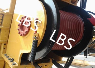 China Single Drum Marine Anchor Winch Left And Right Rotation Direction LBS / Helical Grooving for sale