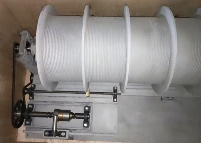 China Sistema de bobinas de cable Lebus 3MM cuerda gancho con ranuras tambor para la máquina de limpieza de paredes en venta