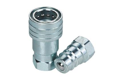 China Steel Ball Valve Hydraulic Quick Connect Couplings KZEB Series Cr3 Zinc Plated for sale