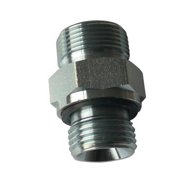 China O - Ring Metric Pipe Fittings Adapters 1EH Male S Series with Zine Plated for sale