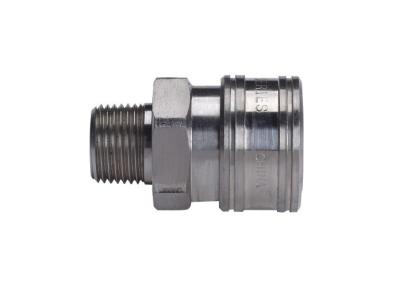 China SS304 Hydraulic Quick Connect Couplings ST Series 2200 PSI For Food Processing for sale