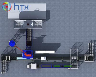 China Concrete Dosing System Wall Panel Production Line With Automatic Operation Mode for sale