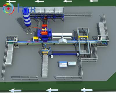 中国 コンクリートブロック 壁を支える 機械 プラネール 石 生産ライン 販売のため