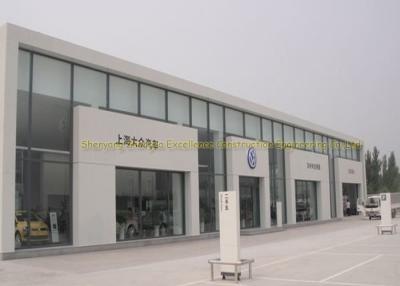 China Centro de exposição moderno Salão do carro de Prebaricated 4S da estrutura da armação de aço à venda