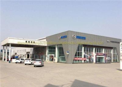 China Oficina da construção de aço da sala de exposições do carro da estrutura da armação de aço de ASTM BS à venda