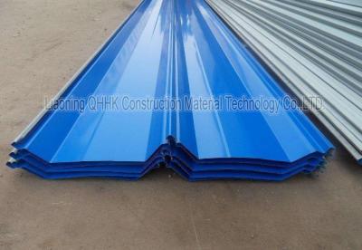 China Corrosion Resistant Prepainted Steel Corrugated Roofing Sheets Long Life Span for sale