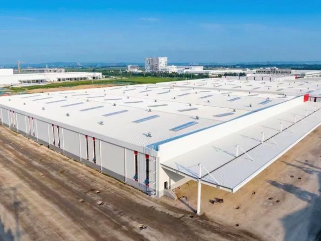 Prefabricated steel structure workshop