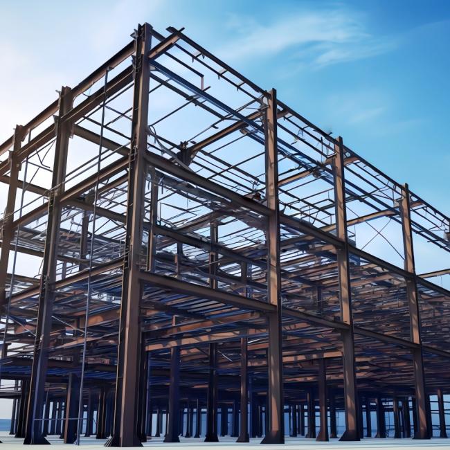 Custom steel fabrication workshop