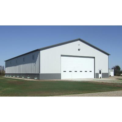 China Single Span Warehouse Steel Structure Steel Sheets Wall Roof Construction Prefabricated for sale