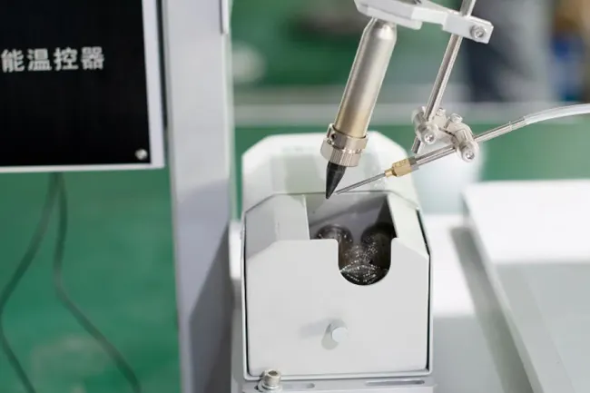Automatic soldering robot control panel