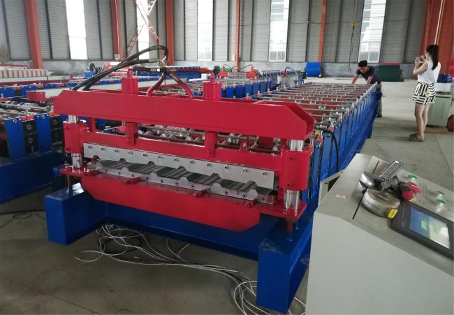 1000 model aluminium colored steel profile trapezoidal roll forming machine