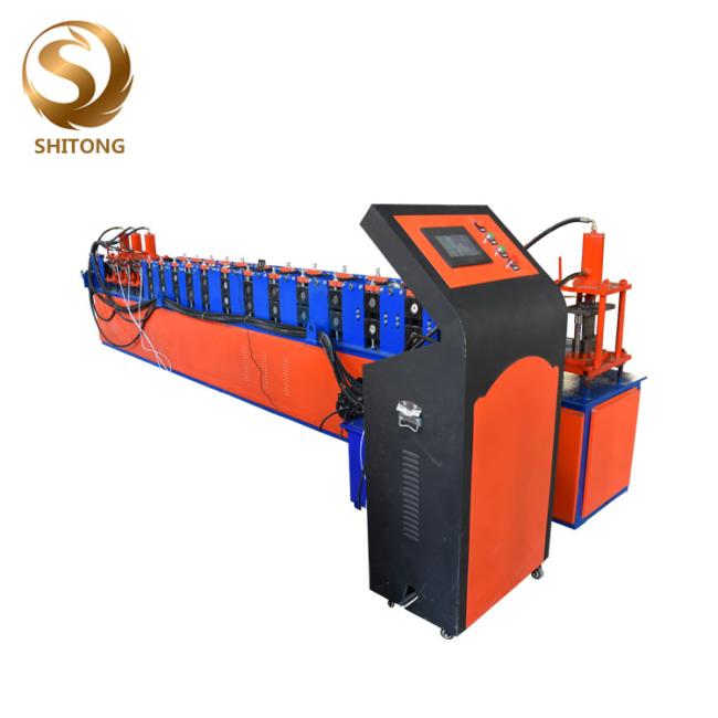 c purlin construction steel flying saw cold roll forming machine