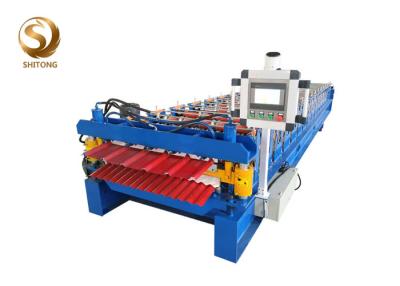 China Cheap high quality double deck roof panel roll forming machine from China for sale