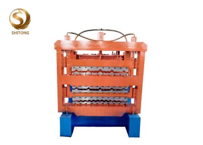 China Three layer steel roof panel and wall roll forming making machine for sale