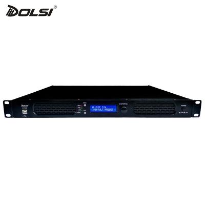 China High quality 1 Unit Class-D DSP Digital Power Amplifier with display screen for sale