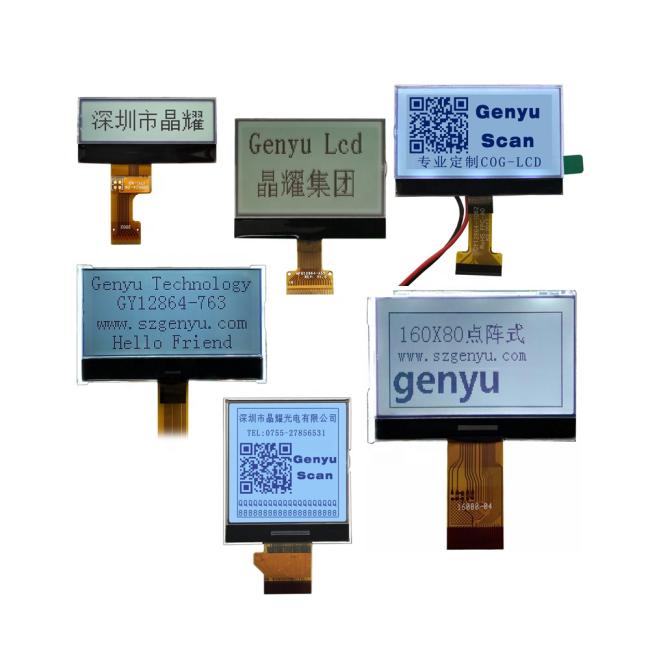 Dot matrix LCD close-up