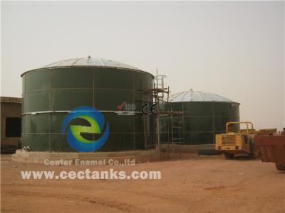 China Sobre 2000m3 o vidro alinhou os tanques de armazenamento da água com categoria de alumínio do aço da ARTE 310 do telhado da plataforma à venda