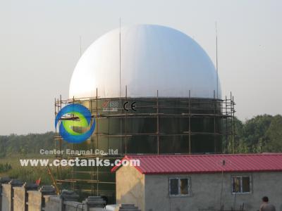 China Organic / Non - Organic Leachate Storage Tanks , Chemical Resistant Bolted Steel Tanks for sale