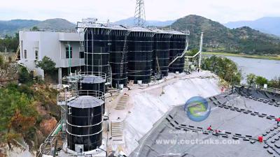 Chine Réservoirs d'eau en acier boulonnés de l'ART 310 pour le projet de stockage de l'eau potable en le Costa Rica à vendre