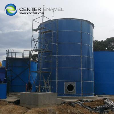 China Glass - Fused - To - Steel Bolted Industrial Process Tanks For Process Water Storage for sale