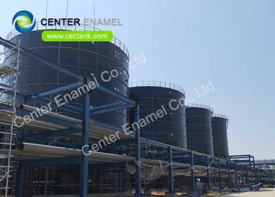China Vidro de aço tanques de armazenamento alinhados da água com certificação do sistema de qualidade do ISO 9001 à venda