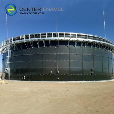 Chine Cuves de fermentation en acier doublées de verre de biogaz pour l'installation de traitement des eaux usées à vendre