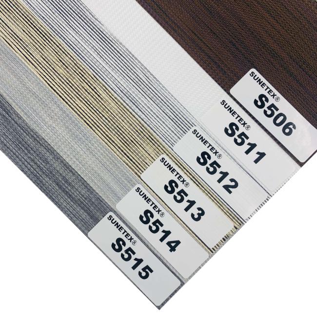 Fireproof And Waterproof White Custom Zebra Fabric For Zebra Shade Blinds 3
