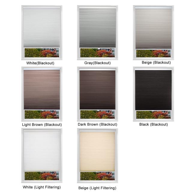 Safety features of cordless honeycomb blinds