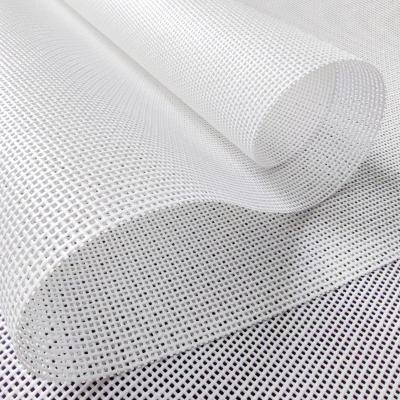 China 0.45mm Flame Retardant PVC Coated Mesh Fabric For Windows for sale