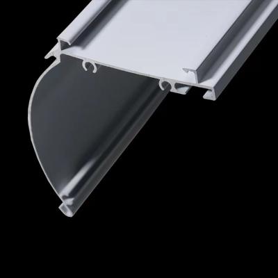 China Aluminum Alloy 6063 Blind Top Head Rail Cover Aluminum Powder Coated for sale