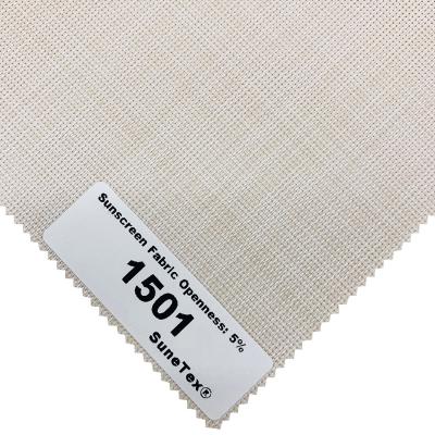 China Outdoor 5% Openness Sunscreen Roller Blinds Fabric 29% Polyester 71% PVC for sale