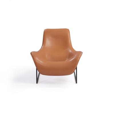 China Diseño ergonómico sillón de ocio sillón de salón de cuero OEM en venta