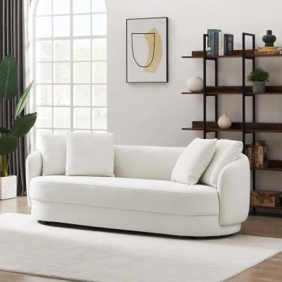 China Sofá de tejido de sala de estar por encargo Sofá seccional de cuero genuino en venta