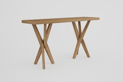 Cina OEM Tavolo da pranzo in legno nordico Set mobili solidi per soggiorno in vendita
