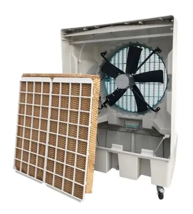 Hgi Industrial Floord Standing Big Power Mobile Evaporative Air Cooler with Water