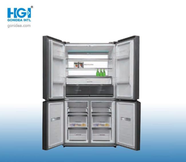 Total No Frost Glass Door Inverter Electronic Refrigerator Bcd-446wg