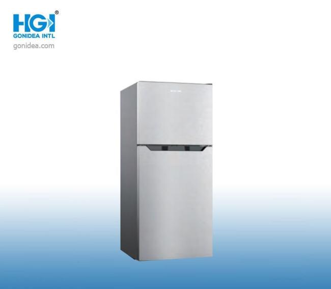 No Frost Top Freezer Multi-Air Flow System Glass Door Refrigerator Bcd-220W