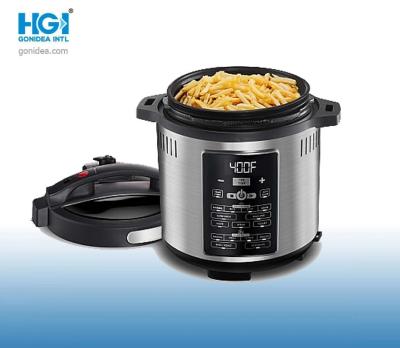 中国 2 In 1 Nonstick Electric Pressure Cooker With Fryer Commercial Cooking Appliances 販売のため