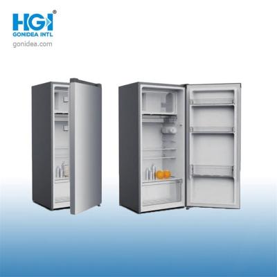 China Semi Automatic Defrost Function LED Single Door Small Fridge 154 Liter for sale