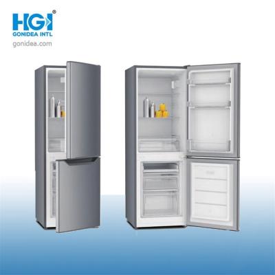 China Las comidas frescas doblan el refrigerador de la puerta descongelan el refrigerador del congelador del botón con los cajones en venta