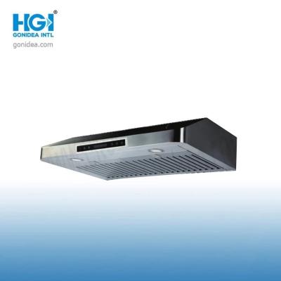 China Cooking Appliance Wall Mounted Slim Profile Range Hood Stainless Steel for sale