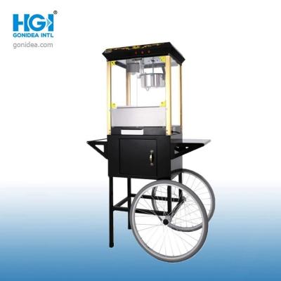 China Commercial Multipurpose Electric Popcorn Maker Machine With Cart Trolley for sale